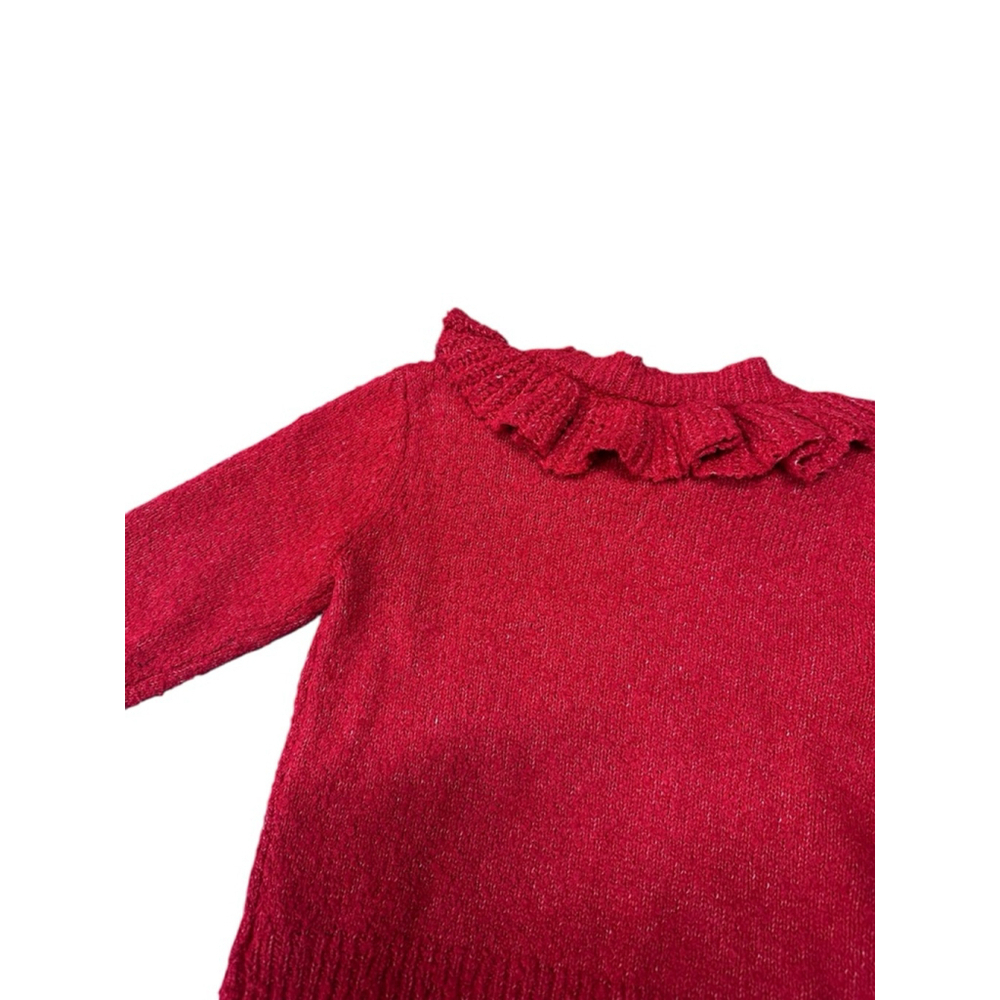 Cat & Jack Girls Sweater Red 3T - Picture 6 of 6
